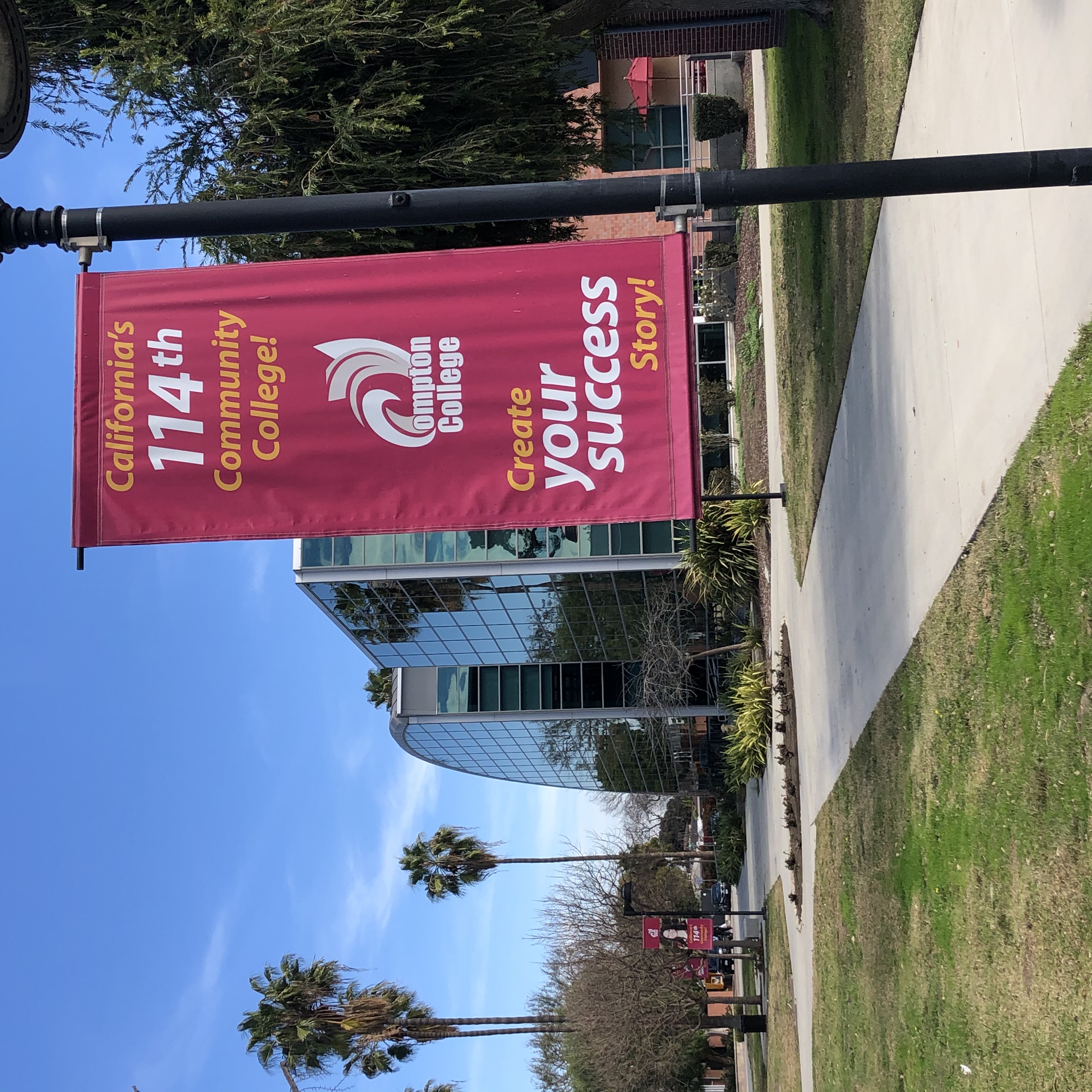 Compton College 114 banner