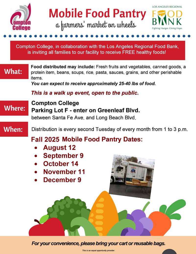 Spring 2025 Mobile Food Pantry Dates and Info