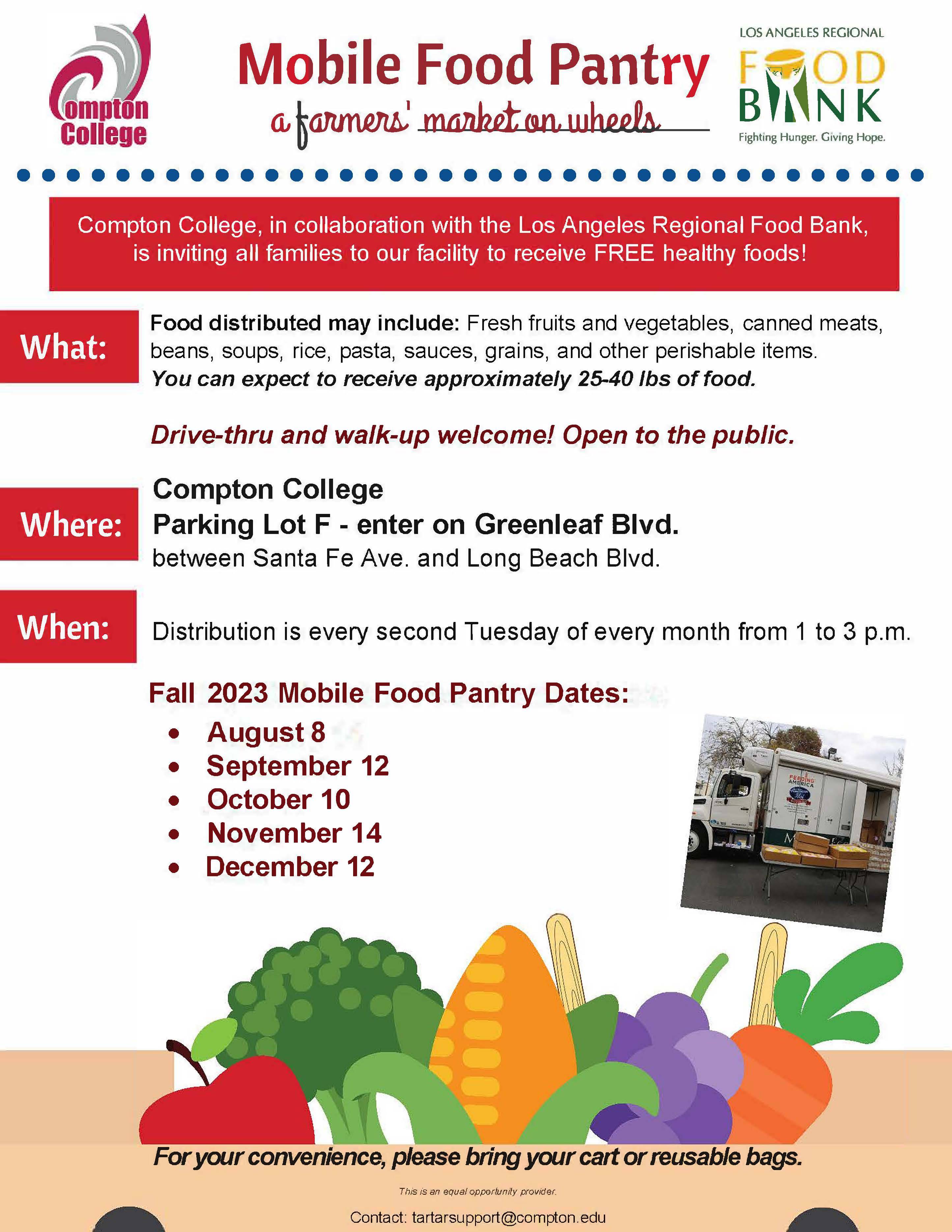 Mobile Food Pantry Flyer