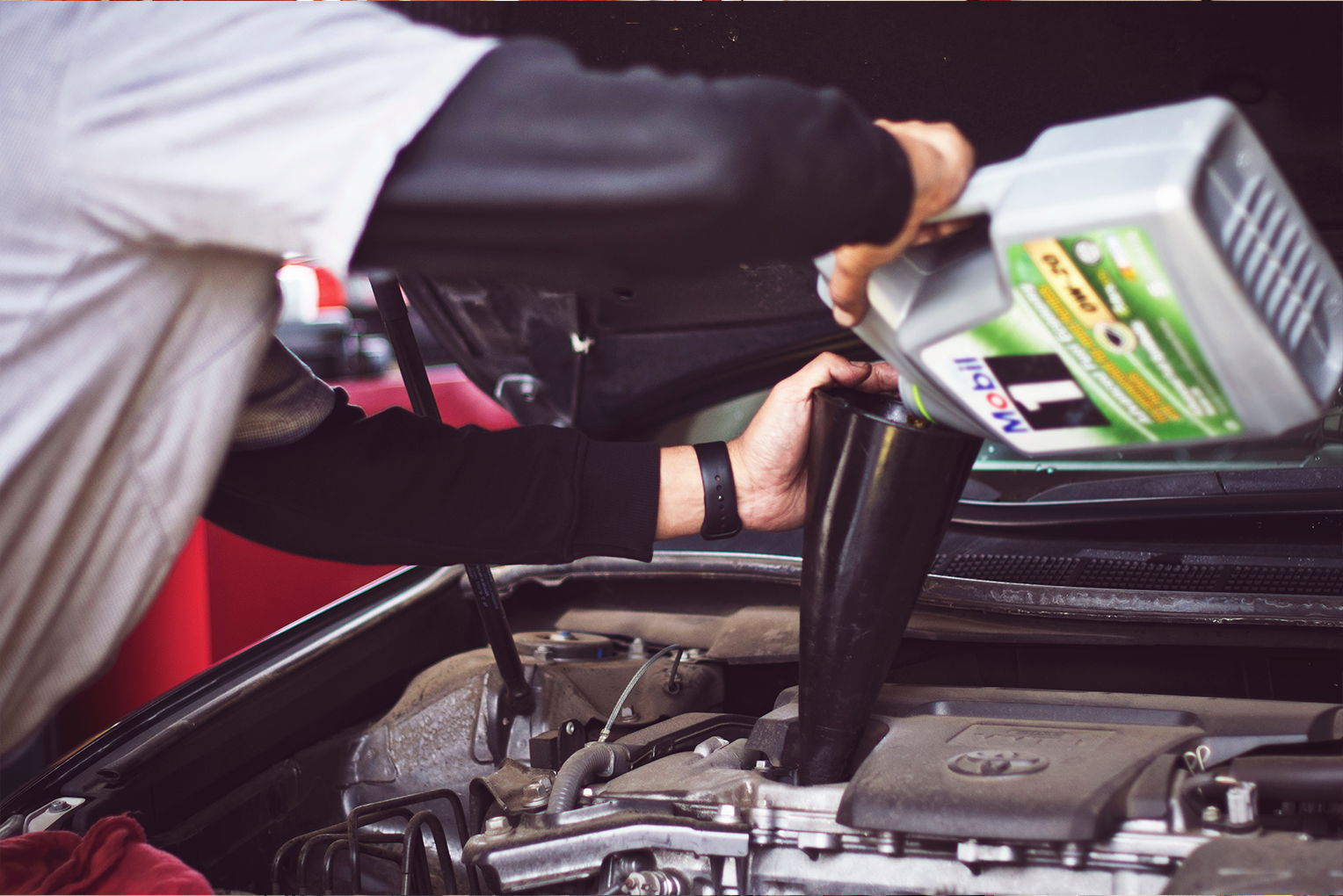 automotive student smiling