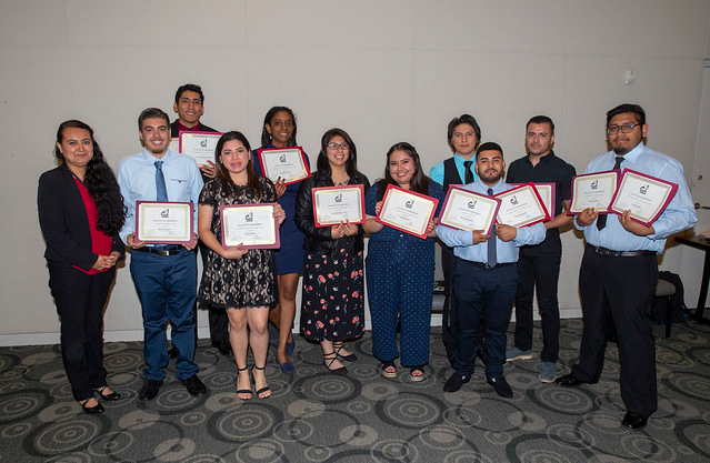 Group photo of students at end of year 