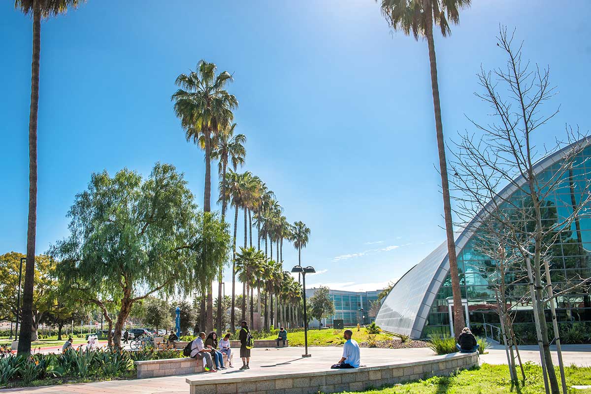 Compton Campus in Spring