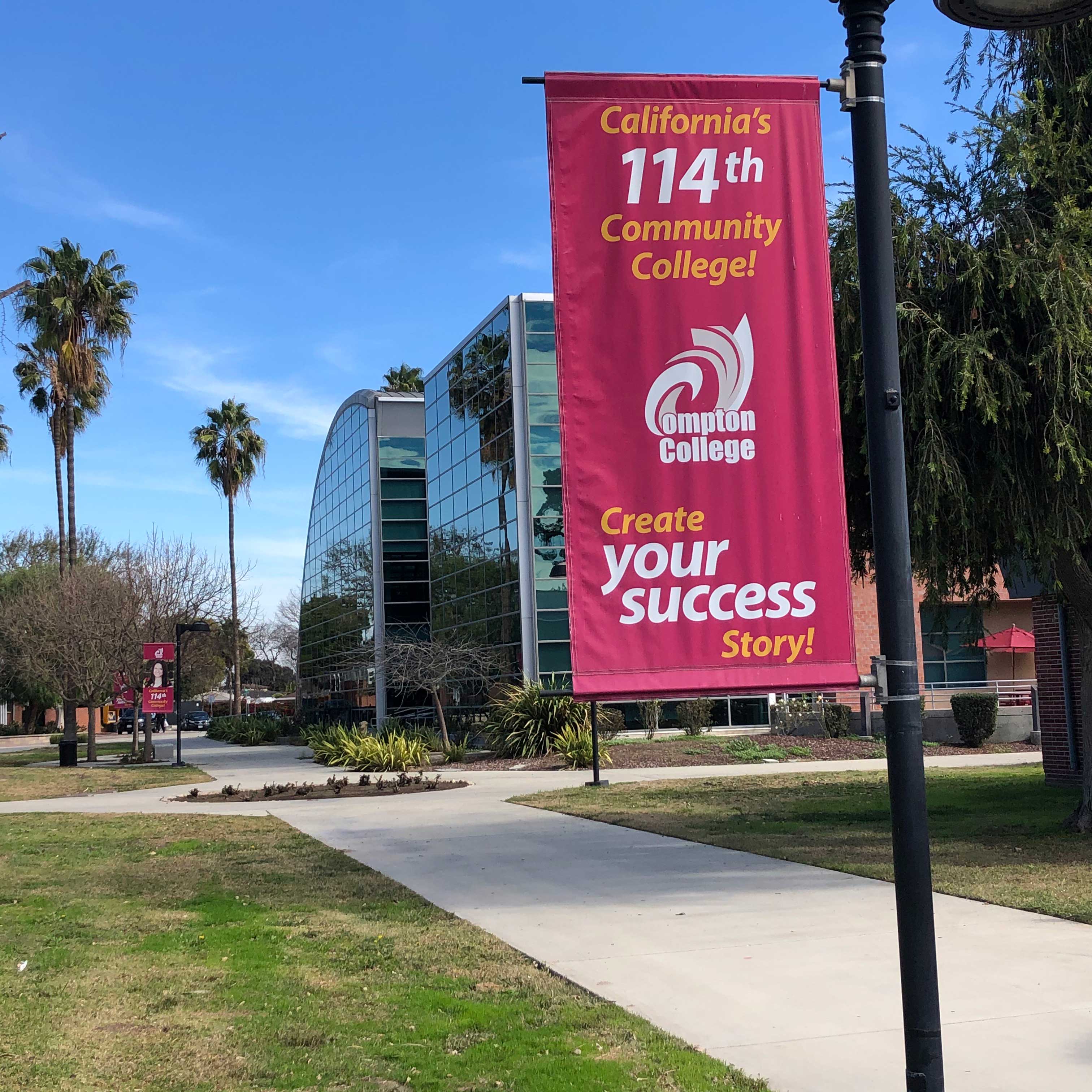 Image of the Compton College Flag