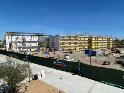 Student Housing being constructed