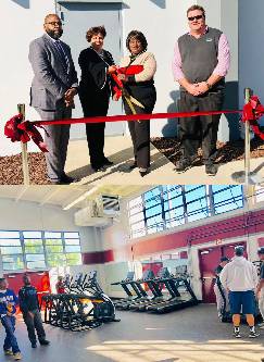 Ribbon Cutting Ceremony for the Weight Room Renovation