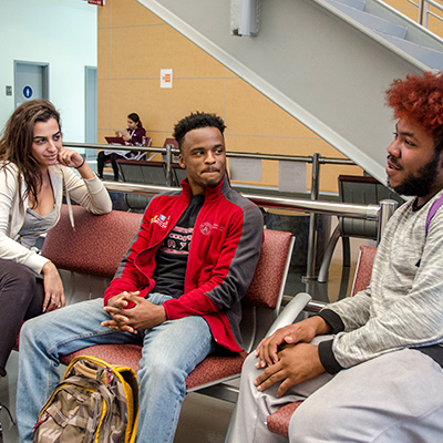 Image of a group of students sitting together